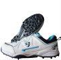 SG Club 5.0 Stud Cricket Shoes White Navy Teal
