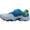 SG Sierra ARC Cricket Spikes Shoes White Blue Lime Colour