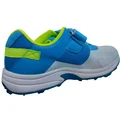 SG Sierra ARC Cricket Spikes Shoes White Blue Lime Colour