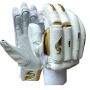 SG Sunny Gold Latest White Gold Cricket batting Gloves (Mens Size Right-Handed)