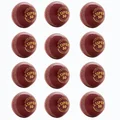 SG Super 50 red Cricket 12 Ball Set