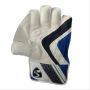 SG Hilite Wicket Keeping Gloves White Blue Black