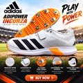 Adidas Adipower Incurza Cricket Spike Shoes White, Aurora Onix, Core Black