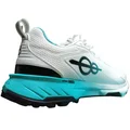 One8 Pitch 18 Cricket Shoes Jersey White And Sonic Blue