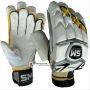 SM Swagger Batting Gloves White Black and Yellow