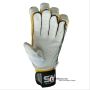 SM Swagger Batting Gloves White Black and Yellow