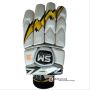 SM Swagger Batting Gloves White Black and Yellow