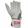 SM Wrecker Batting Gloves White and Black