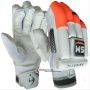 SM Fanatic Batting Gloves White and Orange