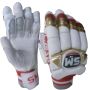 SM Sultan Spc Batting Gloves White and Golden