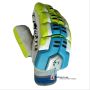 SM Limited Edition Batting Gloves White Lime and Blue