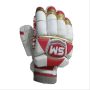 SM Sultan Gold Edition Batting Gloves White Red and Golden