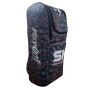 SM Duffle Play On Series Cricket Kit Bag Gray and Orange