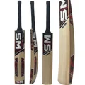 SM Milestone kashmir Willow Cricket Bat (Standard Size Short Handle)