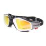Speedo Rift Pro Mirror Adult Swimming Goggles Black and Orange