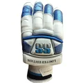 SS Limited Edition Cricket Batting Gloves White,Blue (Mans Size Right-Handed)
