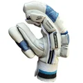 SS Limited Edition Cricket Batting Gloves White,Blue (Mans Size Right-Handed)