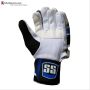 SS Countylite Cricket Batting Gloves White Blue and Black