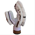 SS Gladiator Cricket Batting Gloves White Black and Golden (Mens Size Right-Handed)