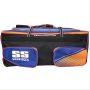 SS Maximus Cricket Kit Bag Wheelie Black Orange