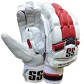 SS Millenium Pro Cricket Batting Gloves White (Mens Size Right-Handed)