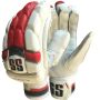SS Millenium Pro Cricket Batting Gloves White (Mens Size Left-Hand)