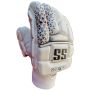 SS Player Cricket Batting Gloves White Black (Mens Size Right hand)