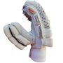 SS Player Cricket Batting Gloves White Black (Mens Size Right hand)