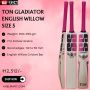 SS Ton Gladiator English Willow Cricket bat Size 5