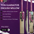 SS Ton Gladiator English Willow Cricket bat (Size-6 Short Handle)