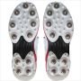 Sega Star Impact Reach Spike Cricket Shoes White Red