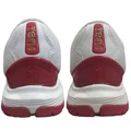 Tenux All Rounder Rubber Cricket Shoes Bright White Racing Red Colour