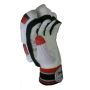 THRAX Dynamite Cricket Batting Gloves Left Hand White Red and Black