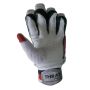 THRAX Duro 11 Cricket Batting Gloves Youth Left Hand White ,Red and Black