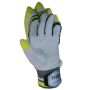 THRAX Power Drive Cricket Batting Gloves Size Youth Left Hand White and Lime