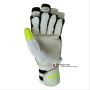 Thrax Reserve Edition Ultra Lightweight Pittard Leather Batting Gloves White Black and Lime