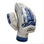 Thrax Ultimate Cricket Batting Gloves White Black and Blue
