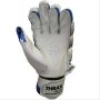 Thrax Ultimate Cricket Batting Gloves White Black and Blue