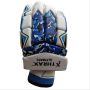 Thrax Ultimate Cricket Batting Gloves White Black and Blue