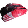 Thrax Pro series Badminton Kit Bag Red and Black