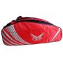 Thrax Pro series Badminton Kit Bag Red and Black