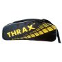 Thrax Revo Badminton Kit Bag Black and Yellow