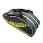 Thrax Smash Badminton Kit Bag Navy Blue and Lime