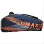 Thrax Smash Badminton Kit Bag Navy Blue and Orange
