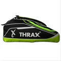 Thrax Aura X10 Badminton Kit Bag Black Lime