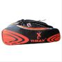 Thrax MX 01 Badminton Kit Bag Grey and Orange