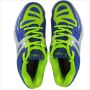 Thrax Aura 900 Badminton Shoes Blue Lime