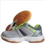 Thrax Court Power 004 Badminton Shoes Gray Lime