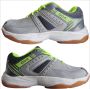 Thrax Court Power 004 Badminton Shoes Gray Lime