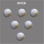 Thrax league Cricket Ball 6 Ball Set